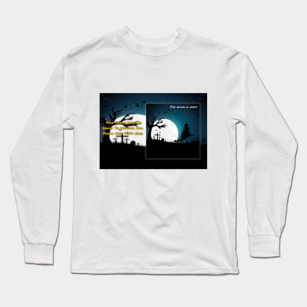 the moon Long Sleeve T-Shirt by Anisriko